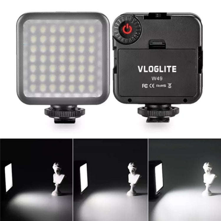 VLOGLITE W49 Photography Cell Phone Live Streaming Beauty Lights Mini Fill Light LED Camera Light...