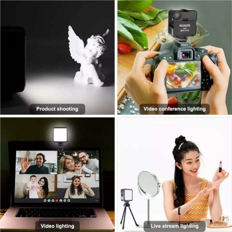VLOGLITE W49 Photography Cell Phone Live Streaming Beauty Lights Mini Fill Light LED Camera Light...