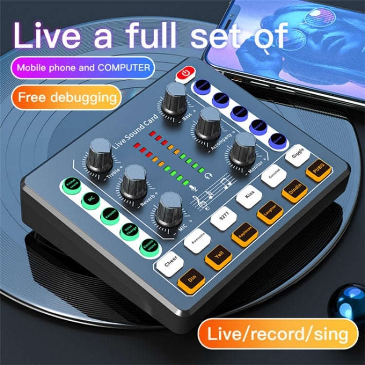 BM800 Live Sound Card with Condenser Microphone Kit