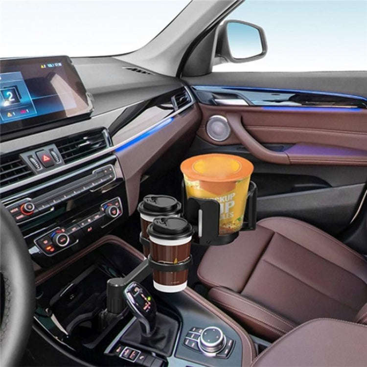 D03 For Drink Bottle Snack Car Cup Holder Expander Adjustable Dual Round Car Cup Holder, D03