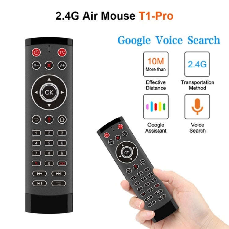 T1-PRO-TV With Microphone Android TV Box 2-Key IR Function Air Mouse Smart Remote Control, T1-PRO-TV