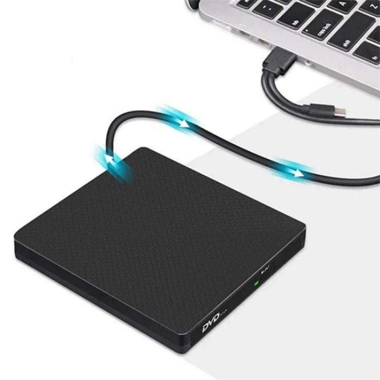 XD009 External CD Reader VCD Burner Ultra-thin Design Laptop Computer USB 3.0+Type-C DVD Drive, X...