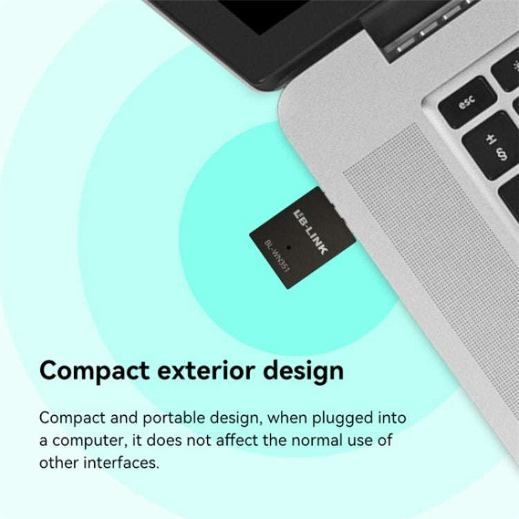 LB-LINK BL-WN351 For Desktop Computer Laptop 300M USB Wireless Network Card WiFi Receiver, BL-WN351