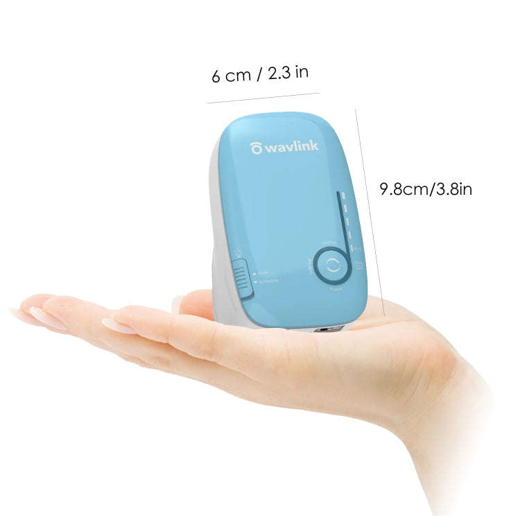 WAVLINK WN576K1 AC1200 Household WiFi Router Network Extender Dual Band Wireless Repeater (Blue),...