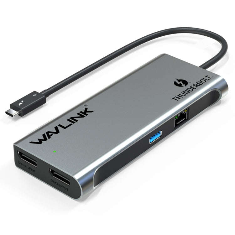 WAVLINK WL-UTD05 Multi-Function 4-in-1 Extender Type-C to DP Thunderbolt 3 Connector 4K Transfer,...