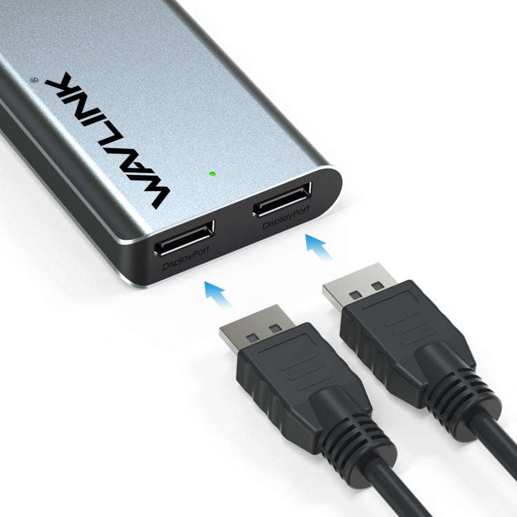 WAVLINK WL-UTD05 Multi-Function 4-in-1 Extender Type-C to DP Thunderbolt 3 Connector 4K Transfer,...
