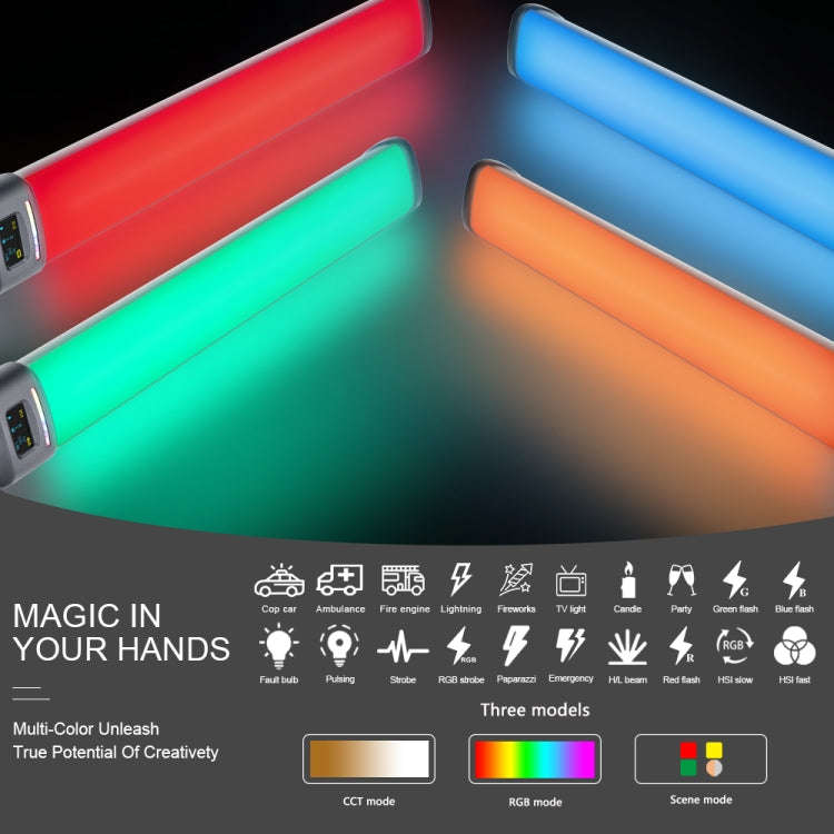VLOGLITE W270RGB Live Streaming E-Sports Handheld Fill Light LED Studio Light, US Plug, UK Plug, ...