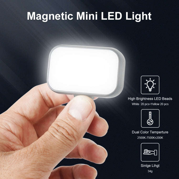 VLOGLITE W40 For DJI Mini / Feiyu Scorp Mini Handheld Stabilizers Magnetic Beauty Fill Light, W40