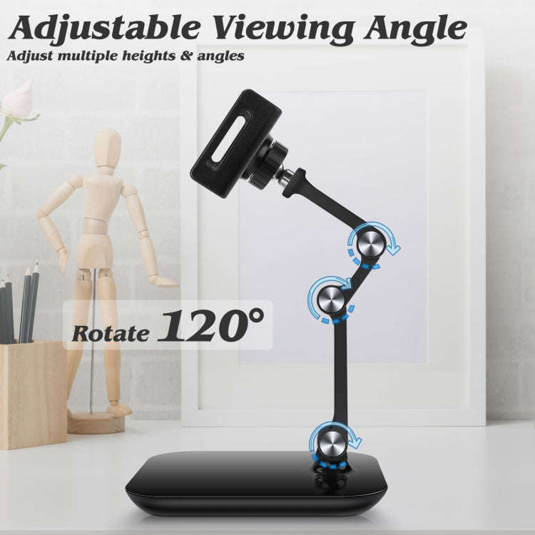 NS-06B 360 Degree Rotating Foldable Desktop Tablet Phone Holder