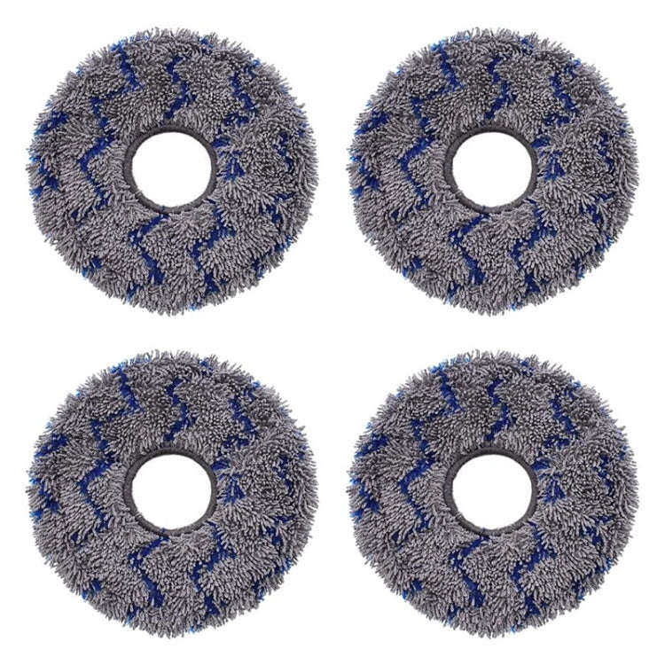 JUNSUNMAY 4pcs Washable Mop Pads Replacement for ECOVACS DEEBOT X1 Turbo / X2 Omni / T20 Pro
