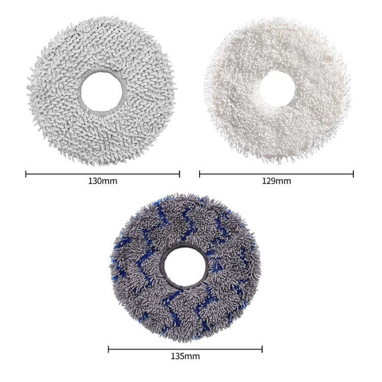 JUNSUNMAY 4pcs Washable Mop Pads Replacement for ECOVACS DEEBOT X1 Turbo / X2 Omni / T20 Pro