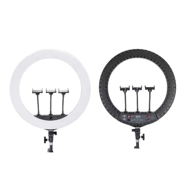JMARY FM-21R With Remote Control Phone Clip 21-inch Dimmable LED Ring Light, US Plug, EU Plug