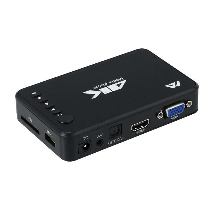 4K 30HZ HDD Player AV+VGA+HDMI SD Card U Disk Player, US, EU, UK