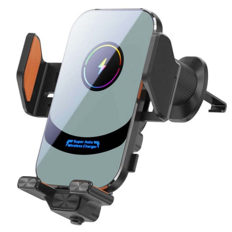 X16 Car Smart Sensor Phone Holder Magnetic Phone Mount Automatic Wireless Charger, X16 (Tarnish),...
