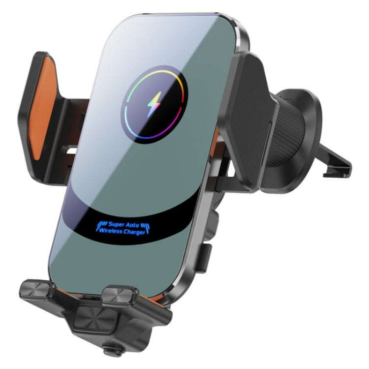 X16 Car Smart Sensor Phone Holder Magnetic Phone Mount Automatic Wireless Charger, X16 (Tarnish),...
