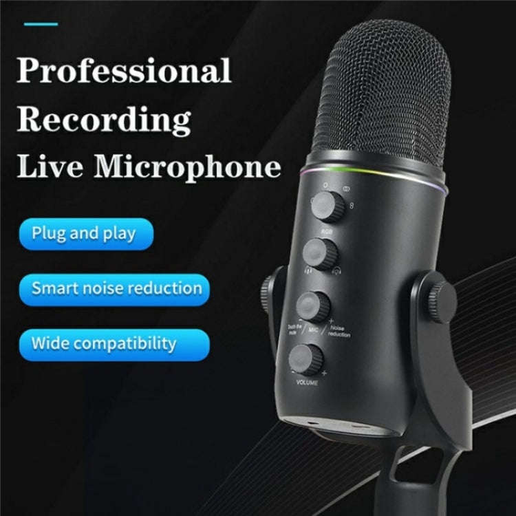 SM-20 For Video Conference USB Noise Reduction Condenser Desktop Microphone, SM-20