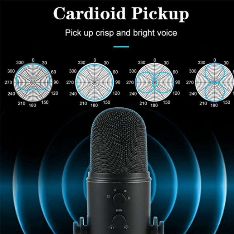 SM-20 For Video Conference USB Noise Reduction Condenser Desktop Microphone, SM-20