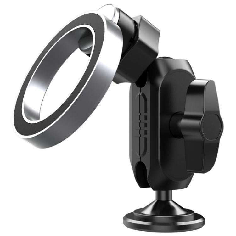 159A 360 Degree Rotation Adhesive Base Magnetic Car Dashboard Mount Phone Holder Bracket, 159A