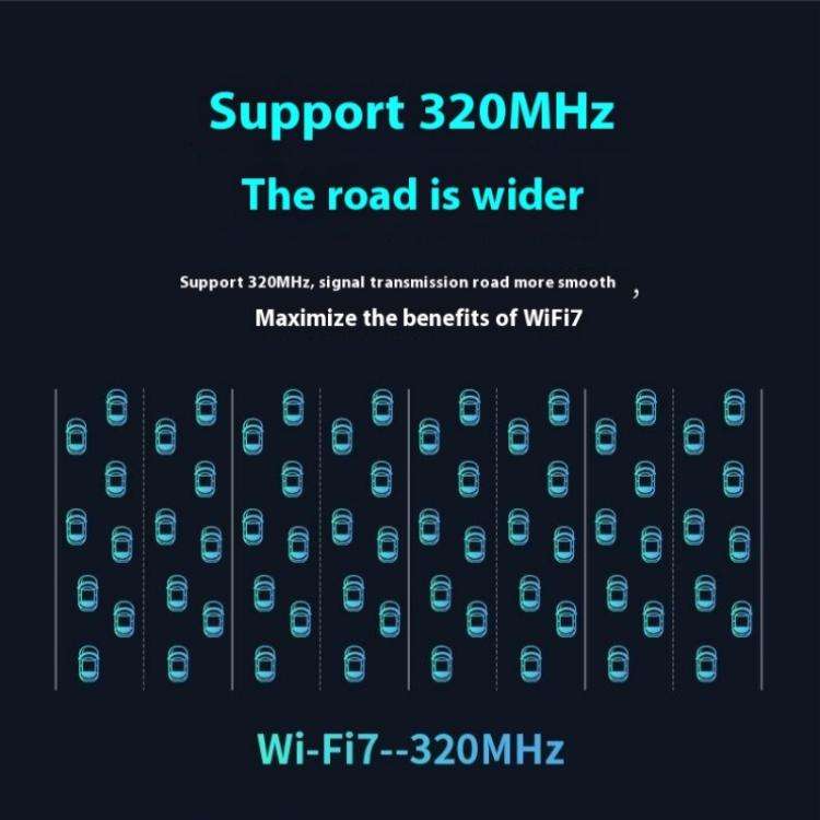 BE6500 Wireless Network Card Driver Free 6500M Tri Band WiFi 7 USB 3.0  Adapter for PC, BE6500