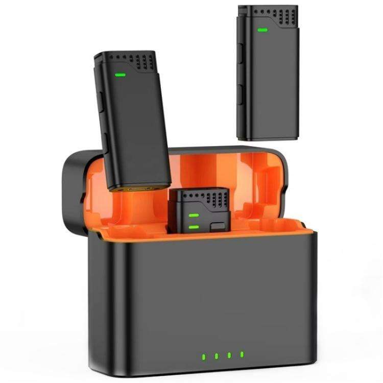 JMARY MW16 3.5mm, Type-C, 8 Pin 3 in 1 2.4G Lavalier Wireless Microphone, MW16 3.5mm+Type-C+8 Pin...
