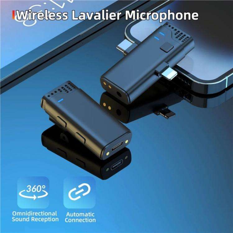 JMARY MW16 3.5mm, Type-C, 8 Pin 3 in 1 2.4G Lavalier Wireless Microphone, MW16 3.5mm+Type-C+8 Pin...