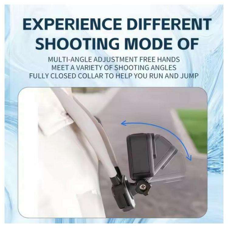 C071 Neck Strap Mount Silicone Metal Bracket For GoPro / Insta360 / DJI Action Cameras, Action Ca...