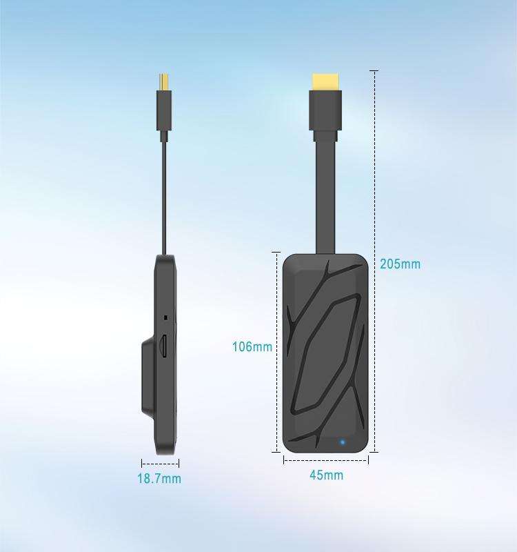 S905X5M Android 14 ATV Display Dongle 4K Smart TV Receiver, S905X5M