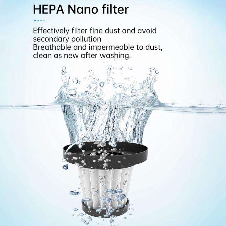 V16D 7 Nozzles 2 in 1 Car Vacuum Cleaner Powerful Suction Rechargeable Handheld Dust Blower, V16D