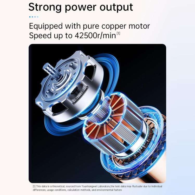 V16D 7 Nozzles 2 in 1 Car Vacuum Cleaner Powerful Suction Rechargeable Handheld Dust Blower, V16D