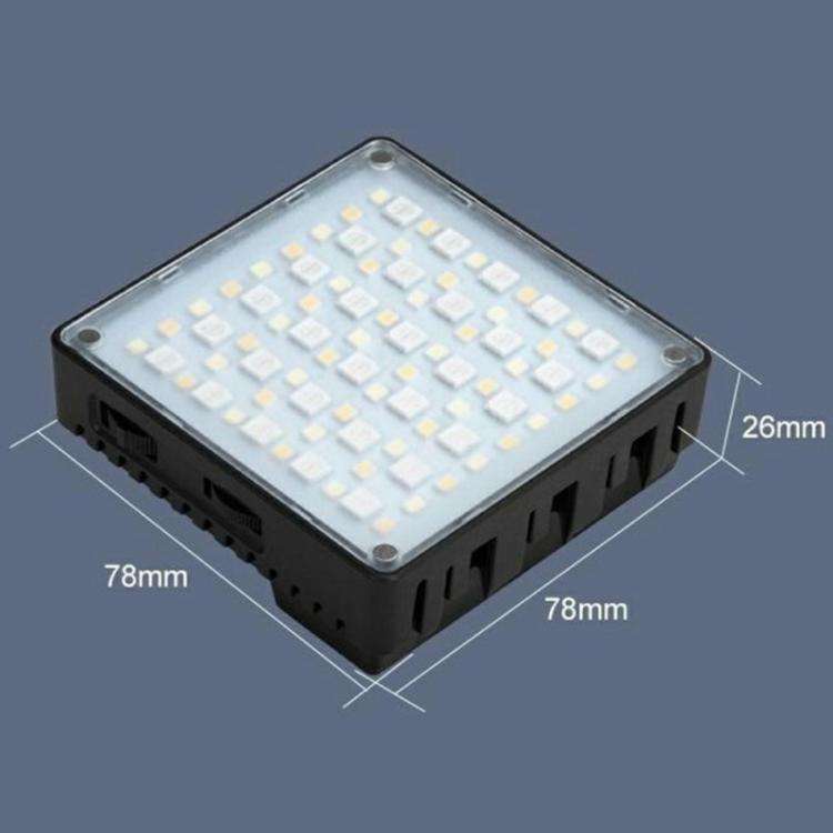 VLOGLITE K10RGB Ultra Thin Pocket Size RGB LED Camera Light Photography Videography Selfie Light,...