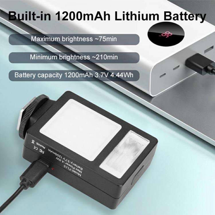 FL15 Camera External Photography Mini Flash Light Professional Portable Hot Shoe LED Light