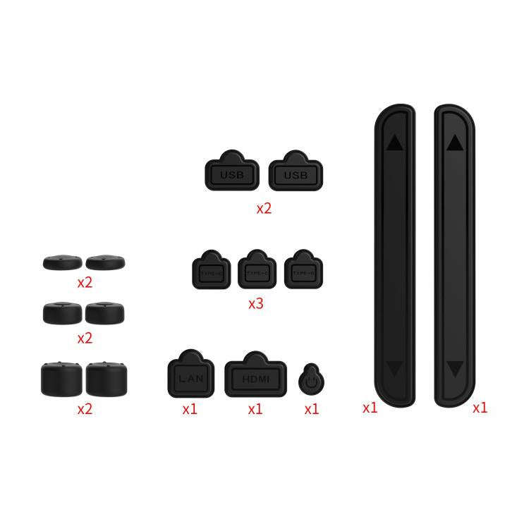 DOBE Game Console Dust Plug + Joystick Cap Set, For Nintendo Switch 2