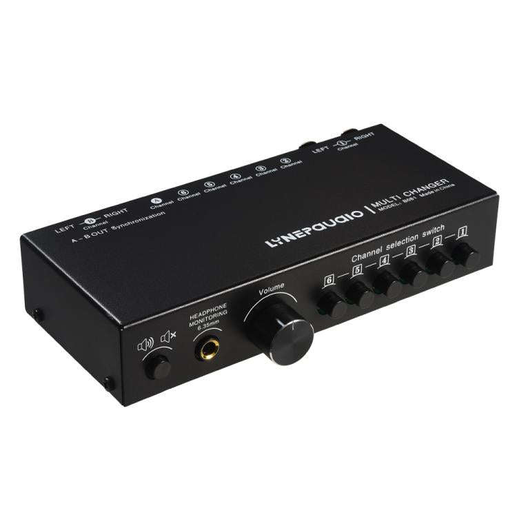 B081 6 Input 3 Outupt Audio Signal Selector Switcher Multi-channel Switcher, Fully Balanced Passi...