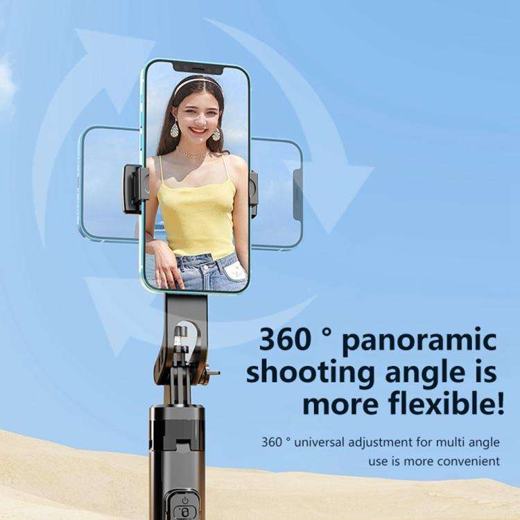 K27 Smartphone Extendable Live Streaming 4-Leg Stand Bluetooth Selfie Stick