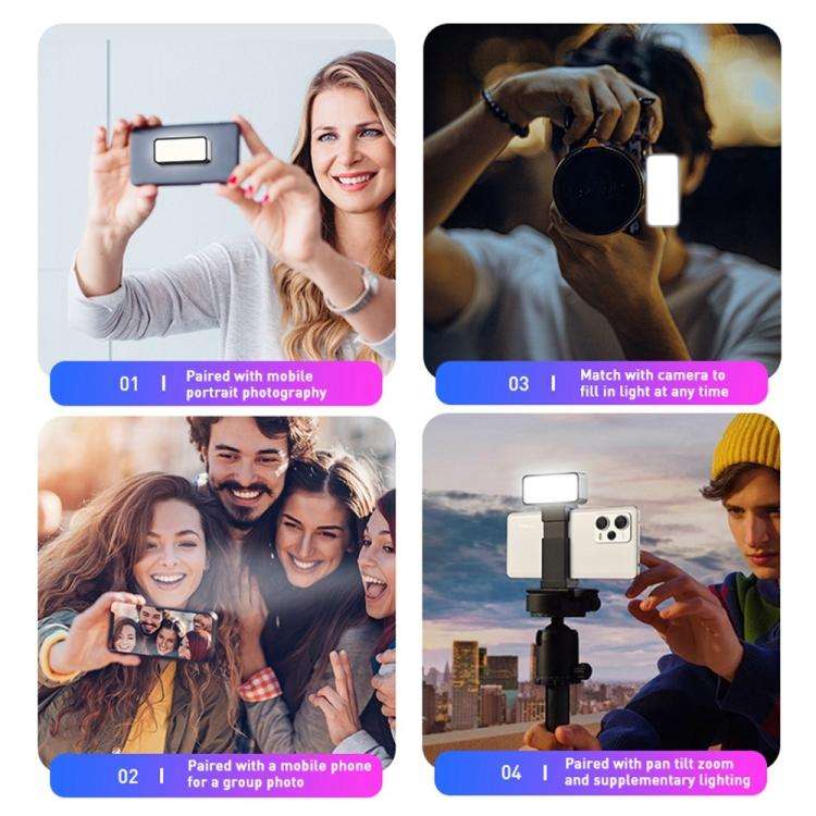A8 Phone Photography Video Streaming Portable LED Light Mini Magnetic Pocket Fill Light