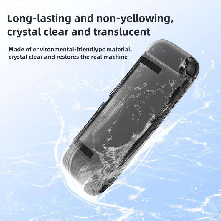 Game Console Crystal Clear Split-Style PC Protective Case, For Nintendo Switch 2