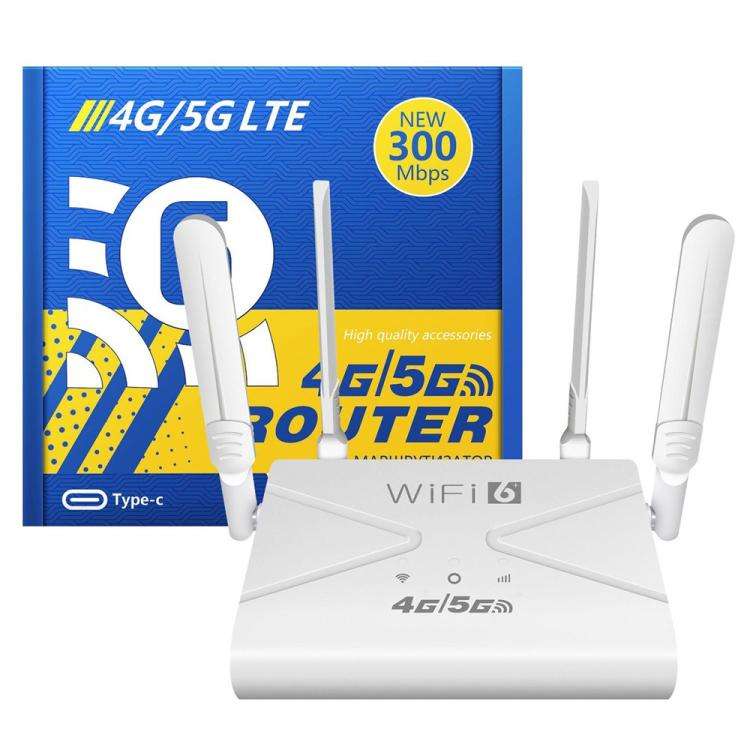 CPF907-L  American Version 4 Antennas Single WAN Port WiFi6 Home Use Router 4G LTE WiFi Router, U...