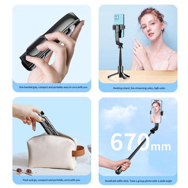 K25MINI Smartphone Live Streaming Photography Tripod Portable Bluetooth Selfie Stick