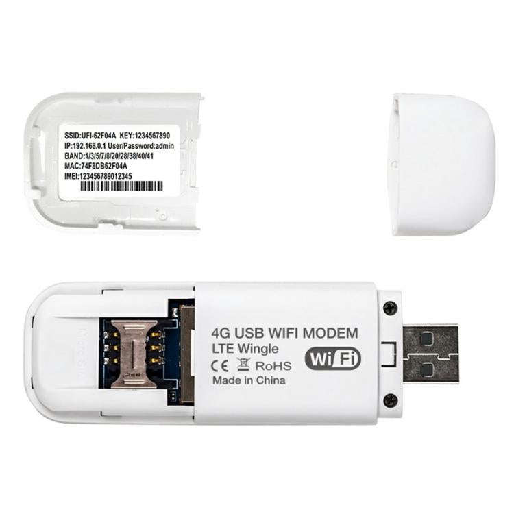 U6-E8 Eurasian Version SIM Card USB WiFi Dongle Travel Portable WiFi Hotspot 4G LTE UFI Modem