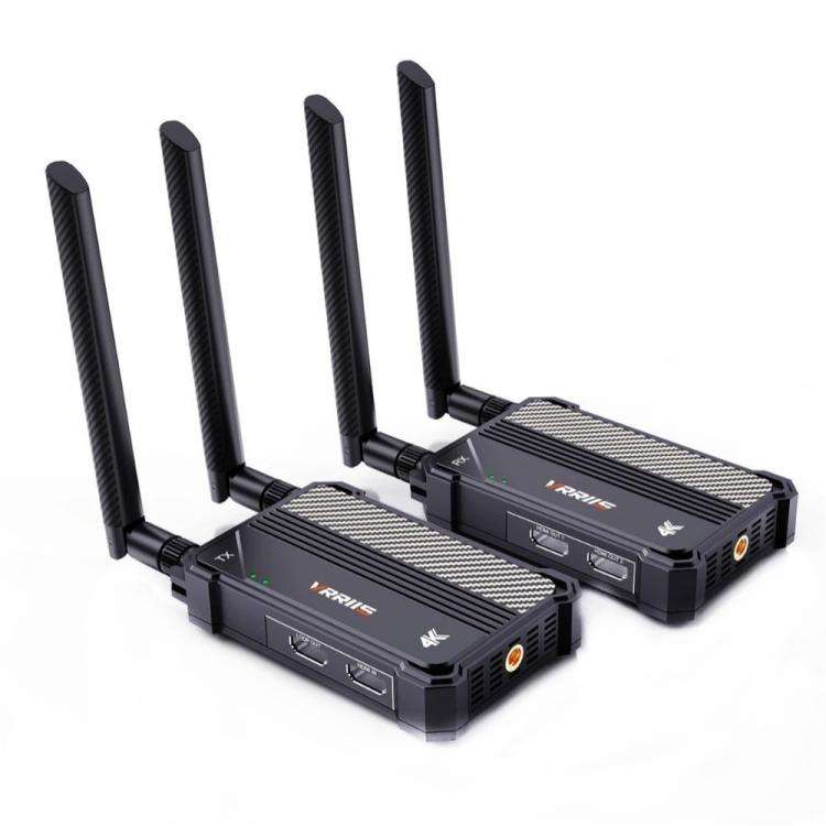 VRRIIS WL095 P Long Range Dual Band Low Latency 4K Ultra HD Wireless Transmitter Receiver Kit, US...