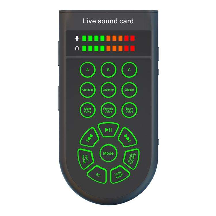 Z8 Live Streaming Gaming Handheld Voice Changer for Phone Computer Karaoke Recording, Z8