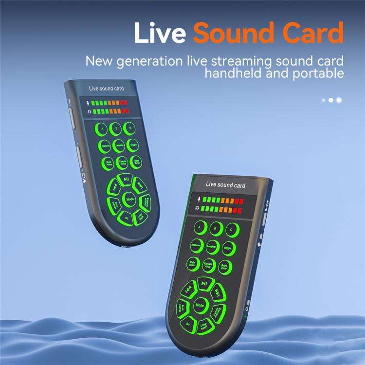 Z8 Live Streaming Gaming Handheld Voice Changer for Phone Computer Karaoke Recording, Z8