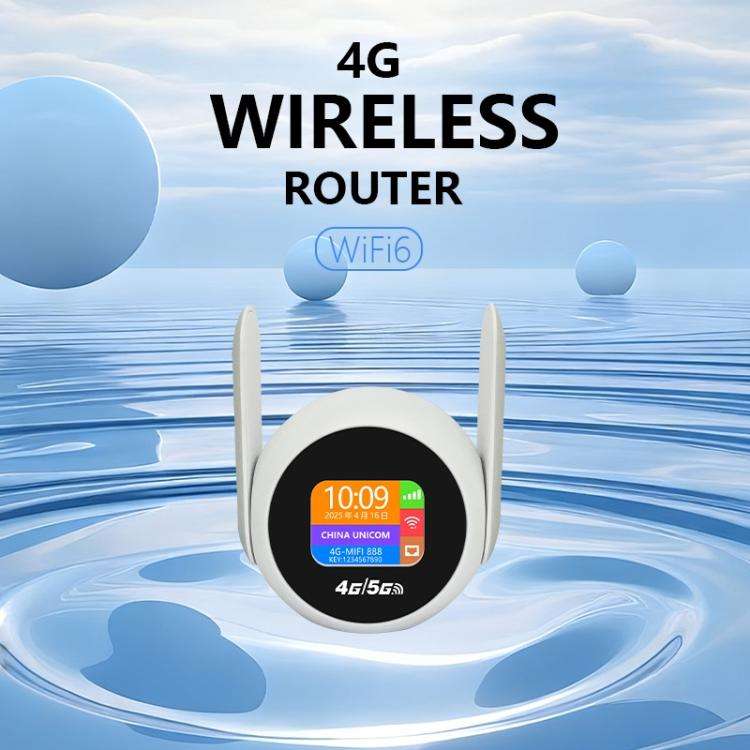 Q50-E Portable 4G WiFi6 Router Wireless Repeater With Nano SIM Card Slot Eurasia Version, US Plug...