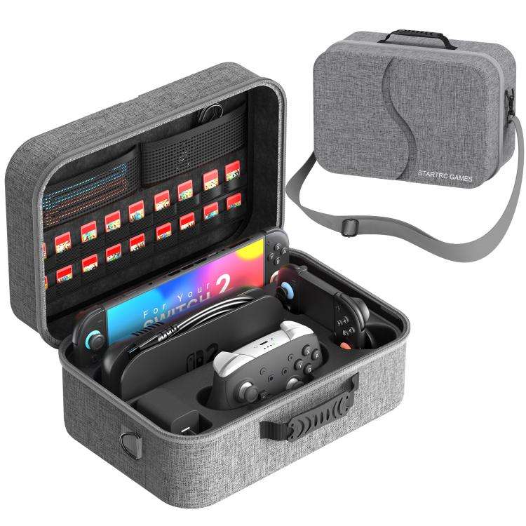 Game Controllers Multi-Functional Handheld Hard-Shell Crossbody Bag, For Nintendo Switch 2