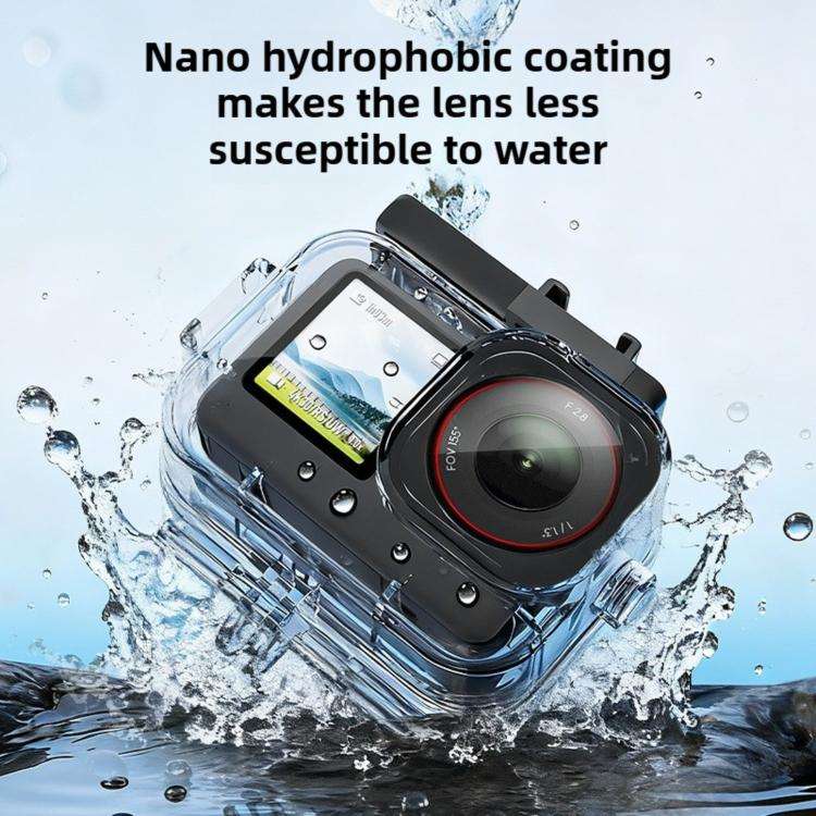 70-meter Underwater Waterproof Housing Diving Cover, For DJI Osmo Action 6 70m Underwater