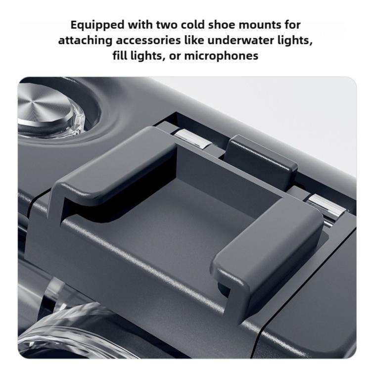 70-meter Underwater Waterproof Housing Diving Cover, For DJI Osmo Action 6 70m Underwater
