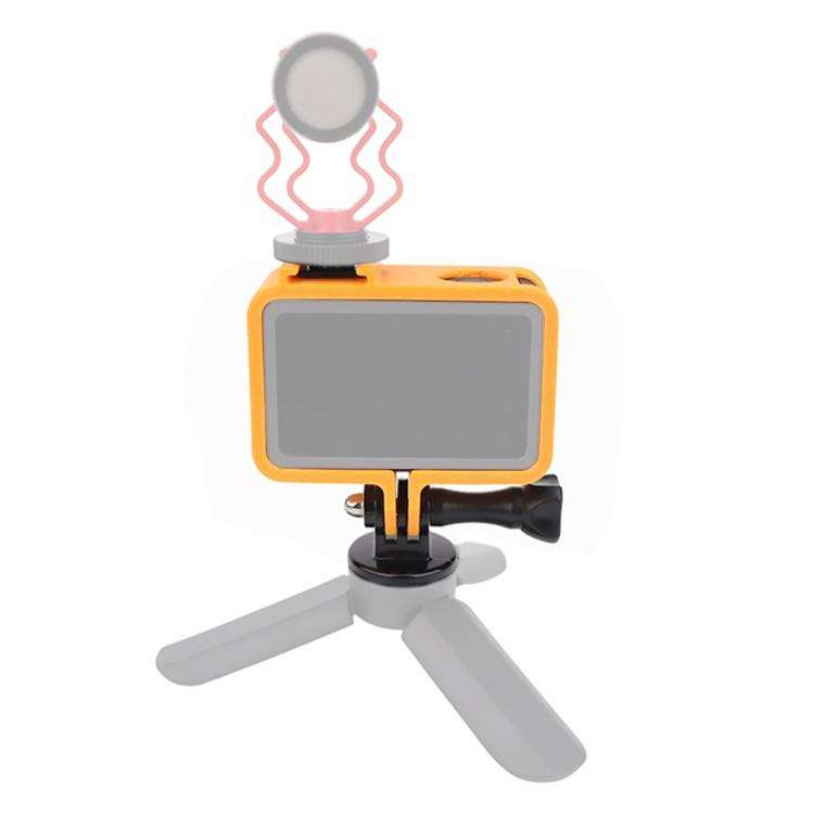 Cold Shoe Cage Expansion Adapter Frame, For DJI Osmo Action 6
