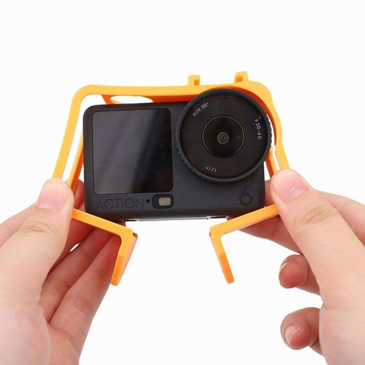 Cold Shoe Cage Expansion Adapter Frame, For DJI Osmo Action 6