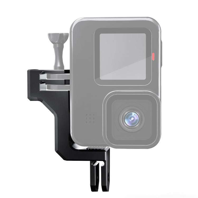 Horizontal-to-Vertical Camera Mounting Adapter with Long Screws, For GoPro HERO12 Black /11 Black...