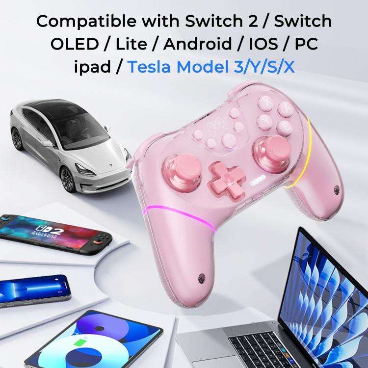 Dual Hall Effect Joystick Game Controllers, For Switch 2 / PC / ipad / Tesla Model 3/Y/S/X